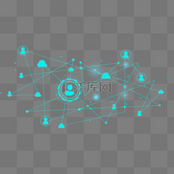 互联网网络结构图片_科技商务大数据互联网蓝色