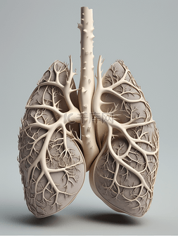立体人体图片_人体器官肺部元素