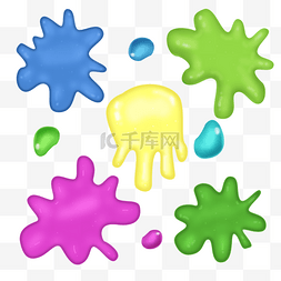 细菌彩色图片_恶心彩色粘液细菌液体
