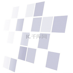 透视模板图片_抽象的高科技白色背景透视。