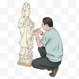 佛像弥勒佛图片_文化遗产保护出土文物佛像修复
