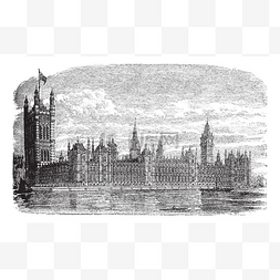 伦敦议会图片_威斯敏斯特宫或议会在英国伦敦的