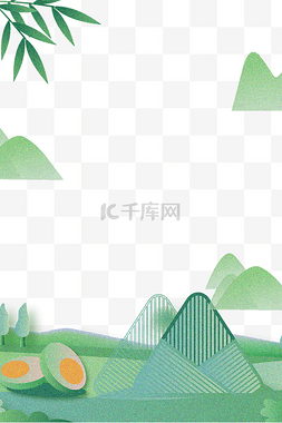 五月中国风图片_端午节端午弥散海报边框