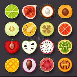 水果好吃图片_成熟的水果图标