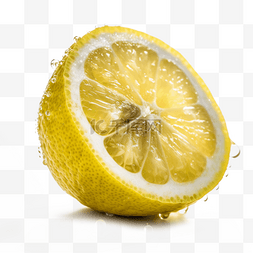 食物实物实拍摄影水果柠檬免抠元
