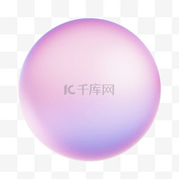 圆球图片_3DC4D立体渐变玻璃球