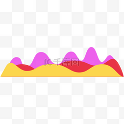 霓虹时尚图片_赛博朋克霓虹音量波浪数据分析