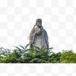 广西名族元素图片_广西柳州柳宗元塑像公园