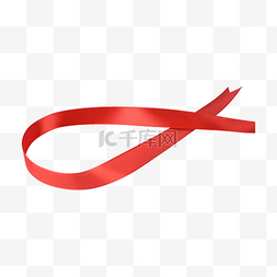红带子图片_红色丝绦丝带圈