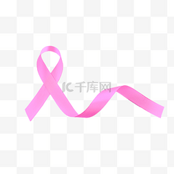 粉色丝带艾滋图标医学慈善标志类