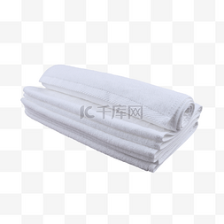 洗浴白色毛巾织物卫生干燥