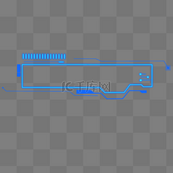 彩色炫光线条图片_科技线条大数据线条边框标题框