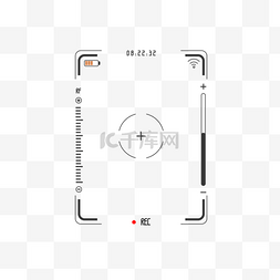 视频取景器图片_相机边框录影摄像