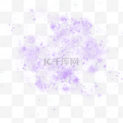 水彩星云图片_稀疏紫色银河星云宇宙元素