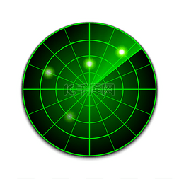雷达icon图片_矢量雷达图标