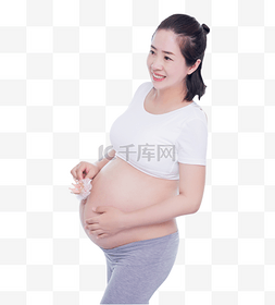 人物侧身图片_孕妈咪三胎孕妇侧身