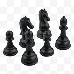国际象棋游戏摄影图益智棋子