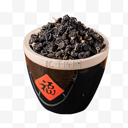 黑枸杞食材药材养生茶