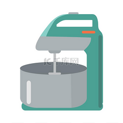 卡通搅拌器图片_平底碗搅拌器家用电器带有隔离式