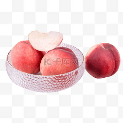 水蜜桃子梨图片_水果桃子夏季食物水蜜桃