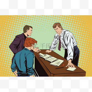 卡通男老板图片_卡通男老板素材-卡通男老板图片大全-千库网