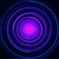 紫色旋涡隧道
