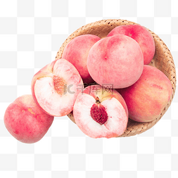 水蜜桃和水图片_水蜜桃甜桃