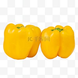 新鲜蔬菜黄色菜椒彩椒