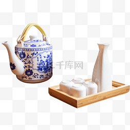 青花瓷茶壶酒杯酒壶