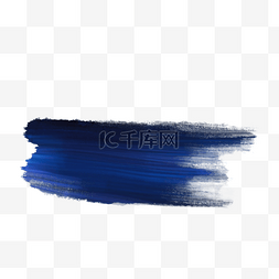 丙烯植物图片_深蓝色墨蓝色厚涂丙烯水彩画笔