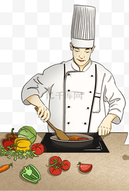 世界厨师图片_世界厨师日厨师烹饪人物