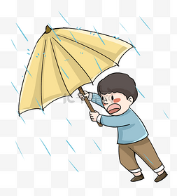 夏天下雨暴雨恶劣天气预警