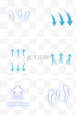 面料透气性图标图片_透气箭头标识套图