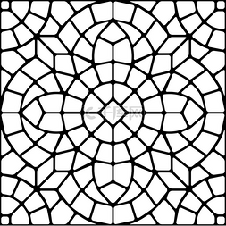 图案地板图片_古代马赛克瓷砖图案玻璃装饰抽象