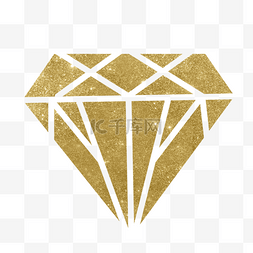 图片钻石素材图片_钻石金色金沙金子金粉形状