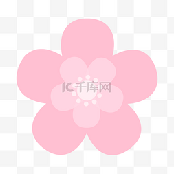 手绘樱花图片_盛开的粉色手绘樱花