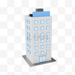立体3d房子图片_3D立体高楼大厦