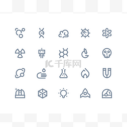 生物icon图片_医疗科学生物图标icon标志logo符号