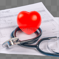心形心脏与听诊器图片_孕妇胎心监护听诊报告