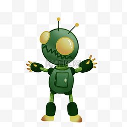 绿色智能机器人