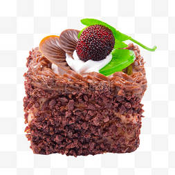 甜点免扣PNG图片_巧克力小蛋糕