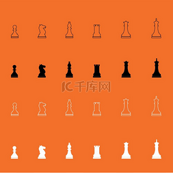 国际象棋素材图片_棋子图标