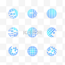 山云logo图片_舞台灯光球形logo