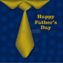 fathers图片_Happy Fathers Day greeting card design