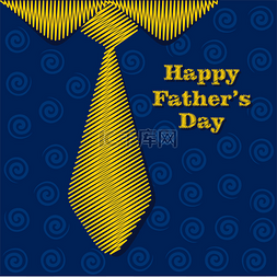 Happy Fathers Day greeting card design