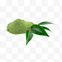 绿茶绿叶粉末健康