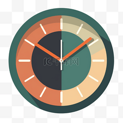 时间钟表图片_卡通手绘钟表时钟时间