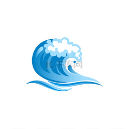 液体飞溅矢量图片_水波隔离了海洋飞溅物矢量海洋或