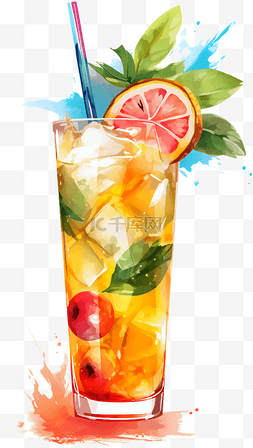 夏季橙汁果汁夏天饮料