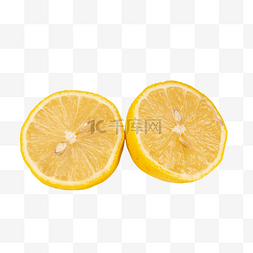 柠檬半图片_新鲜水果半个柠檬
